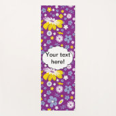 Naadloos Floral Pattern Yogamat (Voorkant)