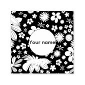 Naadloos Floral Pattern Zelfinktende Stempel (Design)