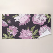 Naadloos floreel patroon - een bouquet pinda's. wo badhanddoek (Badhanddoek)