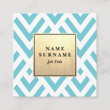 Naadloos GeometricPattern GoldSquare-Visitekaartje