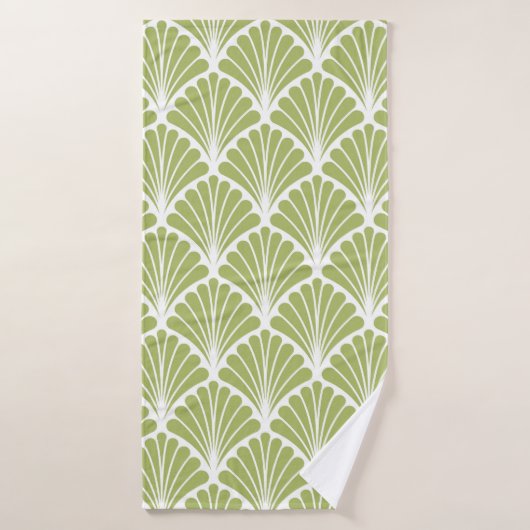 Naadloos geometrisch Art Deco Pattern. Abstracte v Badhanddoek (Badhanddoek)