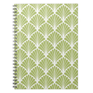 Naadloos geometrisch Art Deco Pattern. Abstracte v Notitieboek