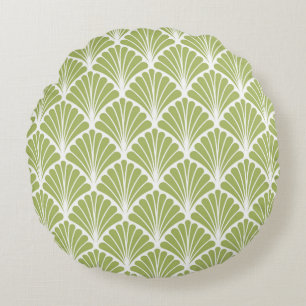 Naadloos geometrisch Art Deco Pattern. Abstracte v Rond Kussen