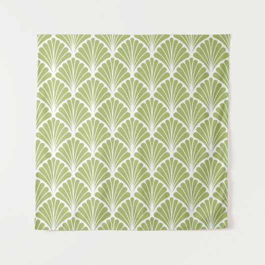 Naadloos geometrisch Art Deco Pattern. Abstracte v Wandkleed (Voorkant)