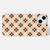 Naadloos geometrisch bloempatroon Case-Mate iPhone case (Achterkant (horizontaal))