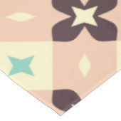 Naadloos geometrisch bloempatroon tafelkleed (Gekanteld)