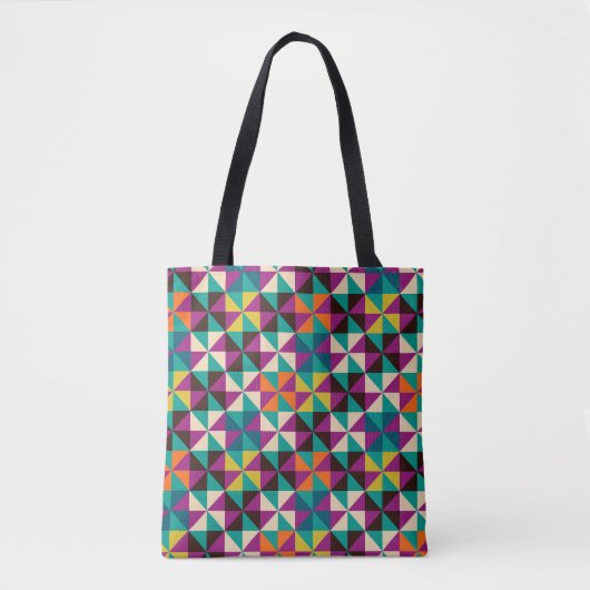 Naadloos geometrisch, modern patroonontwerp. tote bag (Voorkant)