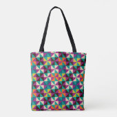 Naadloos geometrisch, modern patroonontwerp. tote bag (Achterkant)