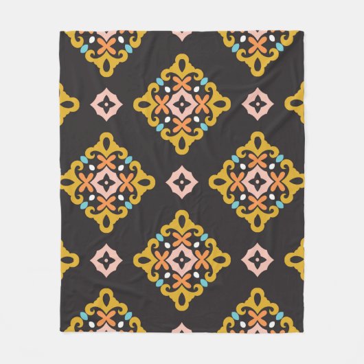 Naadloos geometrisch patroon. Abstract textuurontw Fleece Deken (Voorkant)