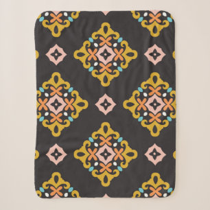 Naadloos geometrisch patroon. Abstract textuurontw Sherpa Deken