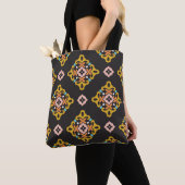 Naadloos geometrisch patroon. Abstract textuurontw Tote Bag (Dichtbij)