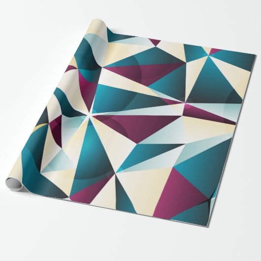 Naadloos geometrisch patroon.  afbeelding i cadeaupapier (Uitgerold)