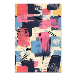 Naadloos geometrisch patroon foto afdruk