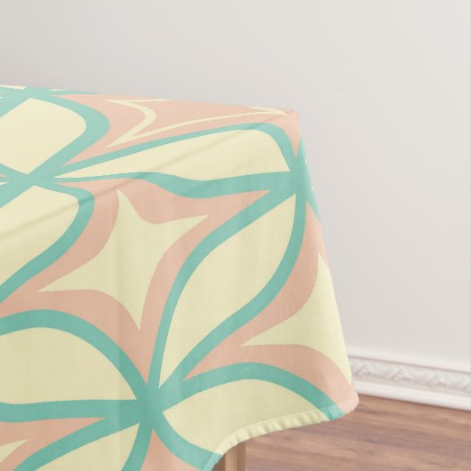 Naadloos geometrisch patroon in diamantvormen tafelkleed (Voorbeeld)