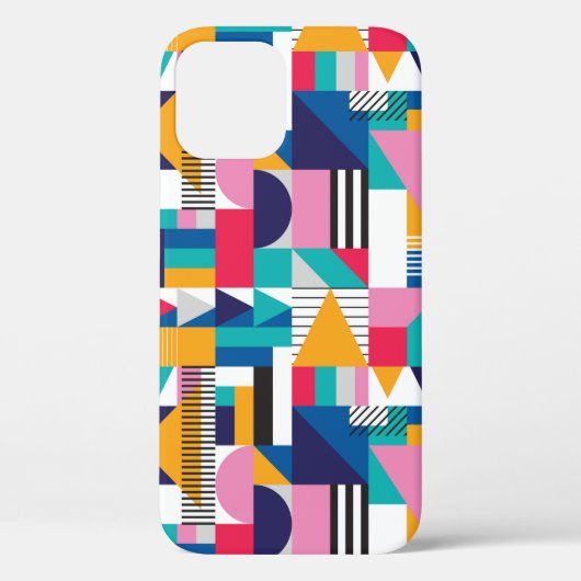 Naadloos geometrisch patroon in modern abstract mo Case-Mate iPhone case (Achterkant)