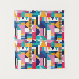 Naadloos geometrisch patroon in modern abstract mo wandkleed