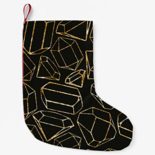 Naadloos geometrisch patroon in retro 80s stijl. P Kleine Kerstsok