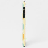 Naadloos geometrisch patroon in retro stijl iPhone hoesje (Linkerkant)