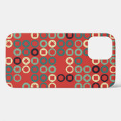 naadloos geometrisch patroon met gekleurde element Case-Mate iPhone case (Achterkant (horizontaal))