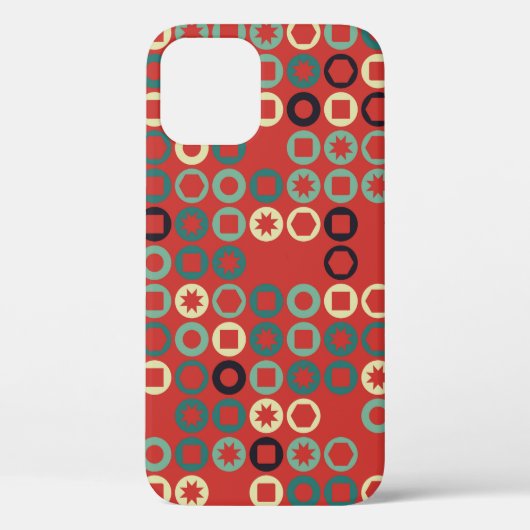 naadloos geometrisch patroon met gekleurde element Case-Mate iPhone case (Achterkant)