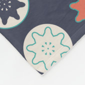 naadloos geometrisch patroon met gekleurde element fleece deken (Hoek)
