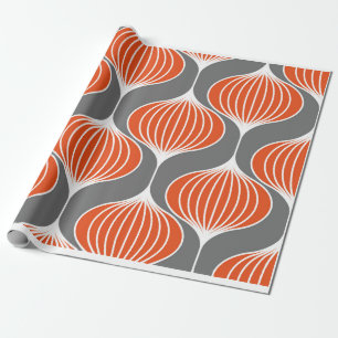 Naadloos geometrisch patroon met golvende lijnen. cadeaupapier