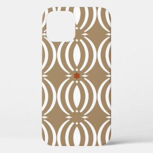 Naadloos geometrisch patroon met golvende lijnen Case-Mate iPhone case