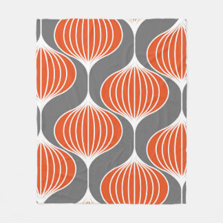 Naadloos geometrisch patroon met golvende lijnen.  fleece deken