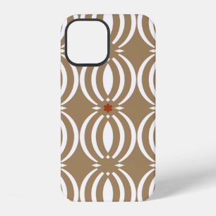 Naadloos geometrisch patroon met golvende lijnen iPhone 12 hoesje