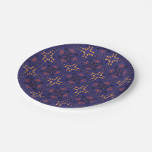 Naadloos geometrisch patroon met oranje en rood 