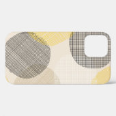 Naadloos geometrisch patroon met roze cirkels Case-Mate iPhone case (Achterkant (horizontaal))