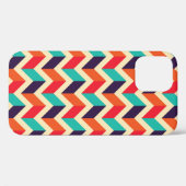 Naadloos geometrisch patroon met zigags achtergron Case-Mate iPhone case (Achterkant (horizontaal))