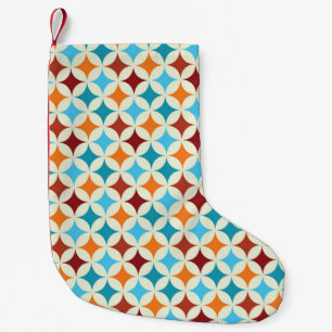 naadloos geometrisch patroon. modern stijlvol herh kleine kerstsok