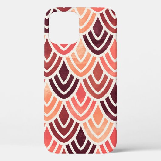 Naadloos geometrisch patroon op papiertextuur Case-Mate iPhone case (Achterkant)