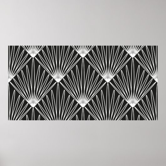 Naadloos geometrisch patroon poster (Voorkant)