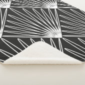 Naadloos geometrisch patroon sherpa deken (3/4)