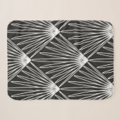 Naadloos geometrisch patroon sherpa deken (Voorkant (horizontaal))