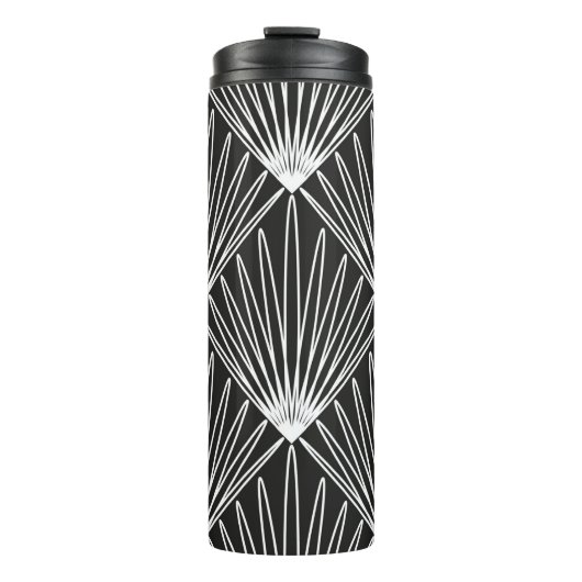 Naadloos geometrisch patroon thermosbeker (Voorkant)