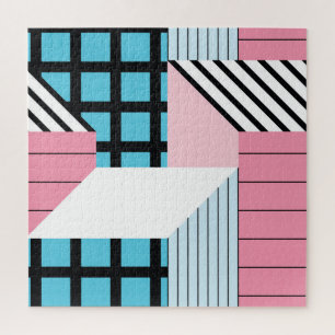 Naadloos geometrisch vormenpatroon. legpuzzel
