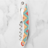 Naadloos geometrisch vormpatroon kurkentrekker (Voorkant)