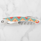 Naadloos geometrisch vormpatroon kurkentrekker (Voorkant)