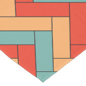 Naadloos geometrisch vormpatroon lange tafelloper (Hoek)