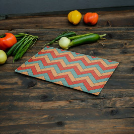 Naadloos geometrisch vormpatroon snijplank