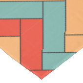 Naadloos geometrisch vormpatroon tafelkleed (Gekanteld)