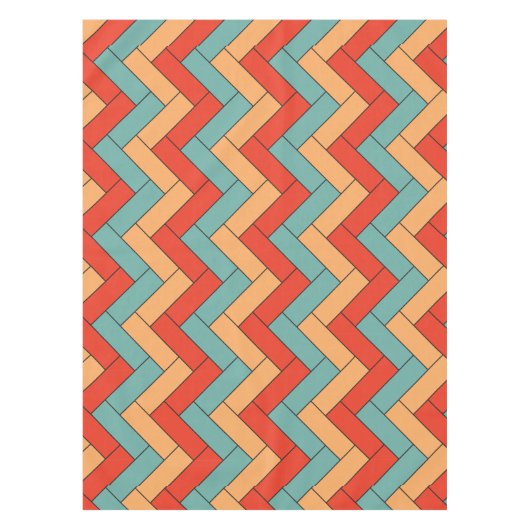 Naadloos geometrisch vormpatroon tafelkleed (Voorkant)