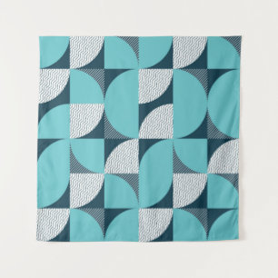 Naadloos geometrisch vormpatroon wandkleed