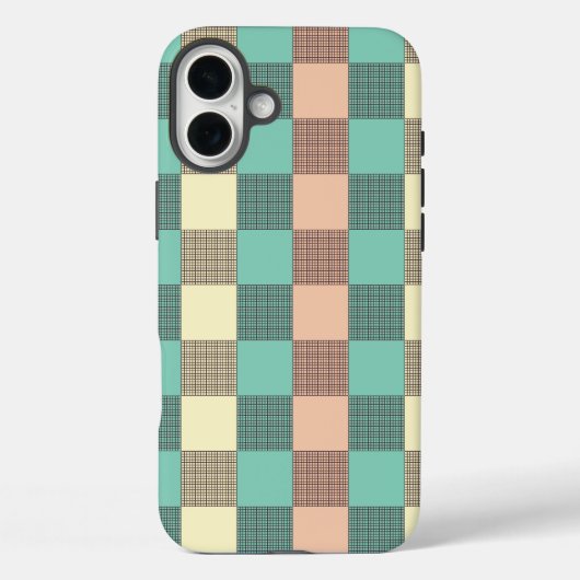 Naadloos geruit patroon Case-Mate iPhone case (Achterkant)