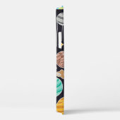 , naadloos getekend patroon met doedele sp. Case-Mate iPhone case (Achterkant / Rechts)