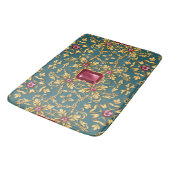 Naadloos gouden patroon met ruby badmat (Gekanteld)