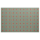 Naadloos gouden patroon met ruby stof (Yard (91,4 cm))